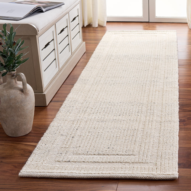 Natura 229 Hand Loomed Wool Geometric Rug, Runner 2'3" x 8'