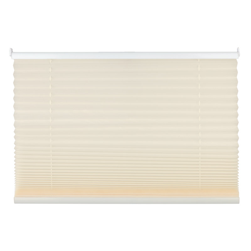 Stream Klemmfix Room Darkening Pleated Blind, 130 cm L x 75 cm W, Fresh green