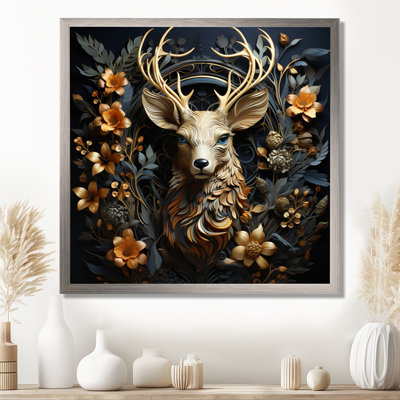 Deer Wonderers III - Deer Canvas Prints