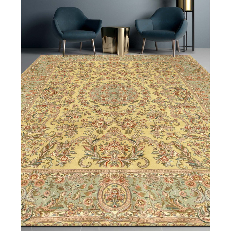 Hand Knotted Wool Oriental Indoor Rug