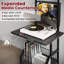 Manufactured Wood,Metal 144cm H Media Shelves-985049375