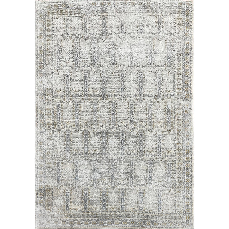 Lakena 12583-189 IVORY/BEIGE/GREY, Rectangle 5'3" x 7'