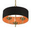 Lustre suspendu en laiton antique 3 lumières-1467851220