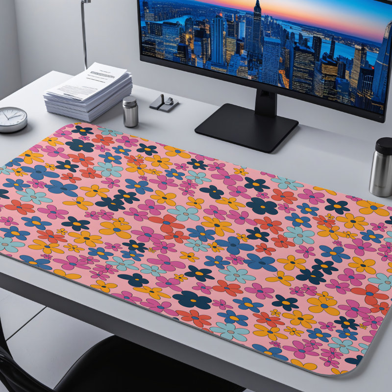 Polyester Desk Pad, 31.5x15.5