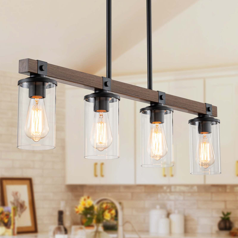 6.7"H Clear Glass Cylindrical Pendant Lampshade