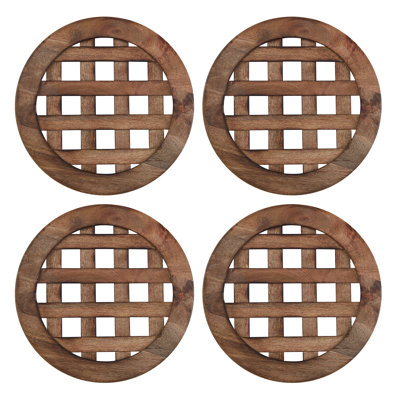  Lattice Charger Set of 4