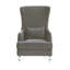 Fauteuil à oreilles en velours Aubree-1563856873