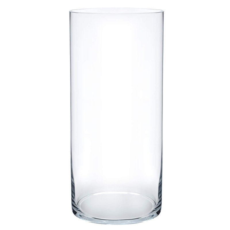 Khyrin Glass Table Vase, 12" H x 5" W x 5" D