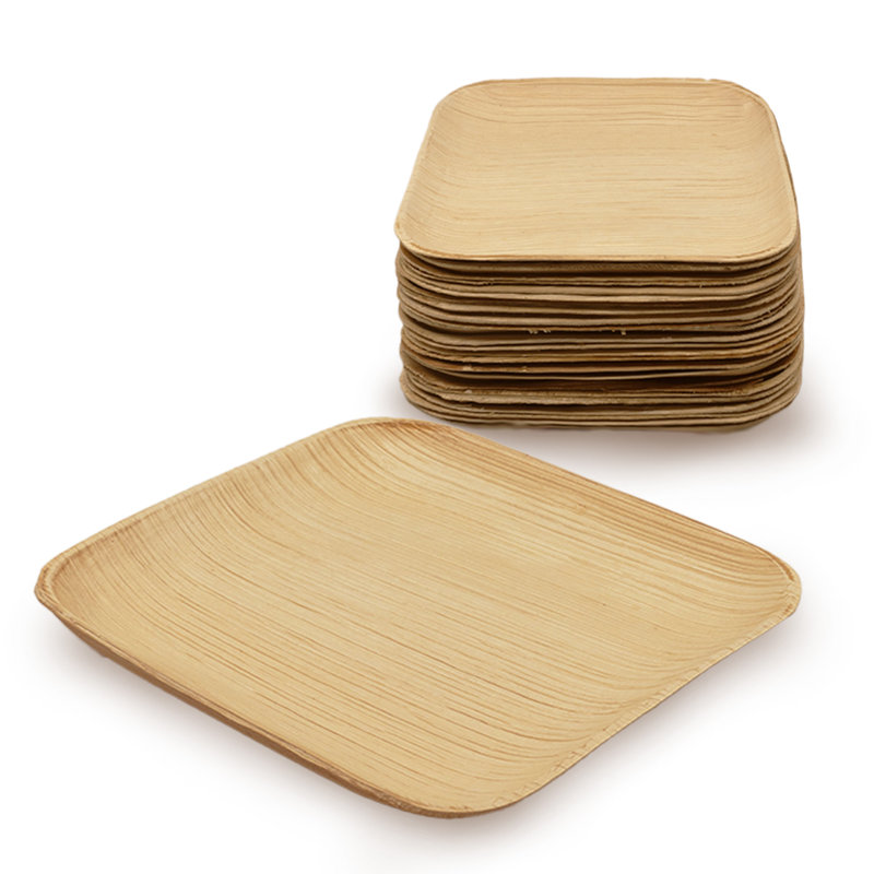  Assiette à hors-d'œuvre jetable - compostable