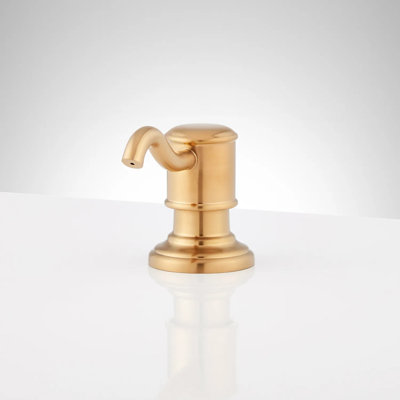 Signature Hardware Vintage Hook Style Soap or Lotion Dispenser