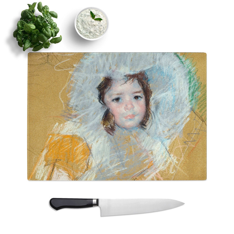 Sketch of a Child by Mary Cassatt Chopping Board, 0.4cm H x 20cm W x 28.5cm L