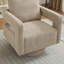 Chaise d'appoint pivotante carrée 29,13 po avec rotation à 360 °-1617085492