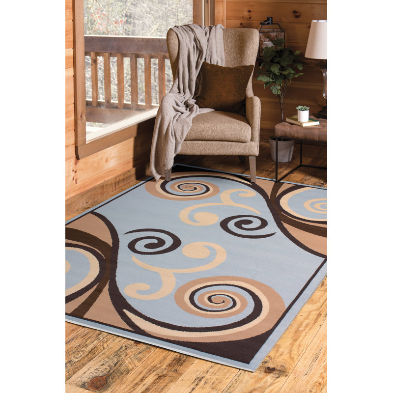 Bailes Abstract Indoor Rug, Rectangle 5'3" x 7'2"