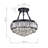 Armaghan Crystal Semi Flush Mount
