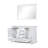 Dukes 48 in W x 22 in D Double Bath Vanity and 46 in Mirror-74091825