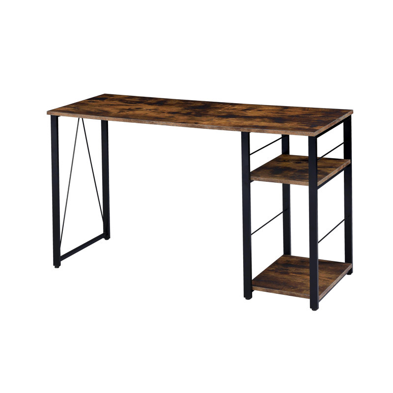 Bureau d'écriture Vadna, Chêne / noir