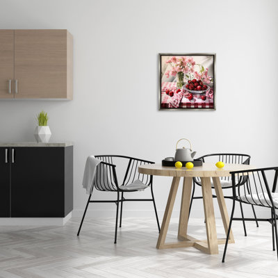 " Summer Cherries and Florals " Print