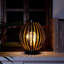 Suzan 22Cm Black/Gold Cage Shape Metal Table Lamp