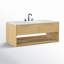 Redbridge 48'' Single Wall Mounted Bathroon Vanity with Quartz Top