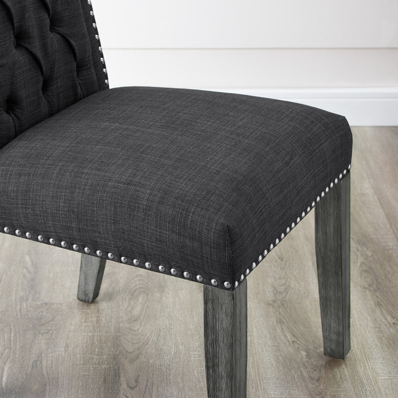 Chaise d'appoint Armetrice, Noir