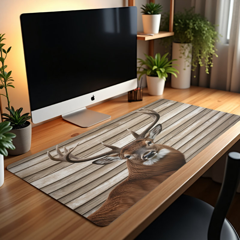 Polyester Desk Pad, 14.4x12.1