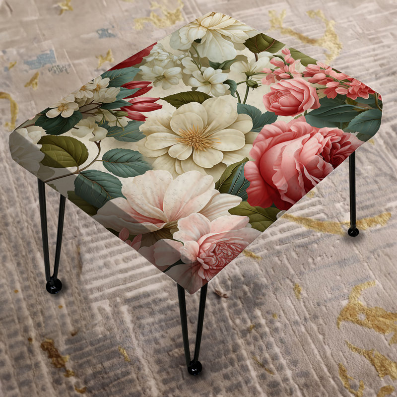 Repose-pieds jardin antique