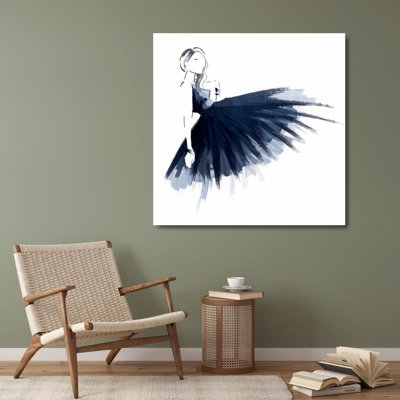 Art sur toile tendue Red Barrel Studio® OnRei Gallery: Blue Attitude
