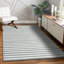 Tapis gris / blanc Allston-1043244688