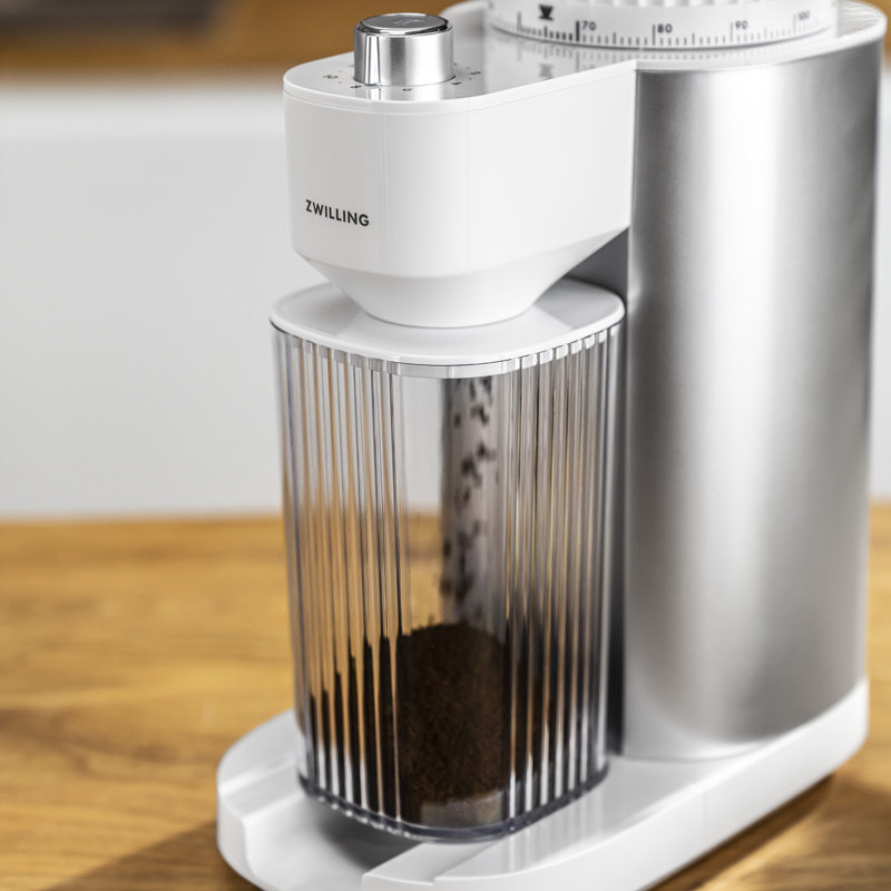 ZWILLING Enfinigy Coffee Bean Grinder, Silver