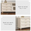 Meuble télé moderne en bois manufacturé beige-823410057