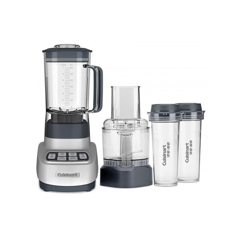 Velocity Ultra Blender/Food Processor with Travel Cups, Silver