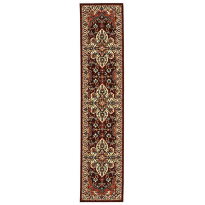 Oaklynn Performance Oriental Indoor Rug