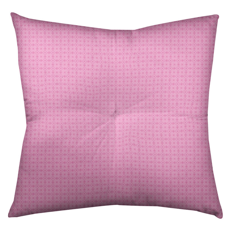 Coussin Katelyn Elizabeth, 30 po x 30 po, Rose
