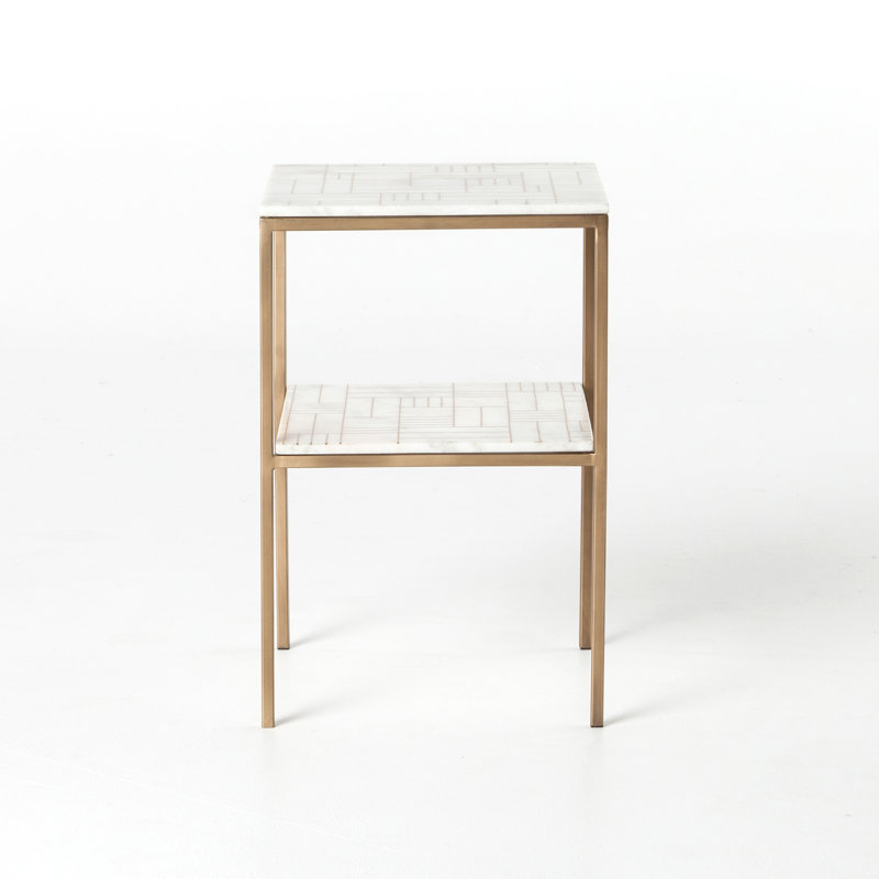 Piet Marble End Table