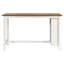 Ensemble de tables de salle à manger Farmhouse peu encombrantes, hauteur de comptoir en bois blanc