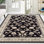 Tapis noir 100% polypropylène Clervil