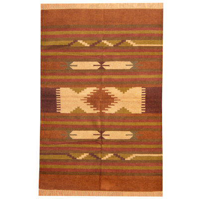 Barkhamsted Wool Striped Indoor Rug