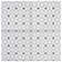Bliss Deco Grey 8-in. Encaustic Spanish/Moroccan Patterned Matte Porcelain Wall and Floor Tile