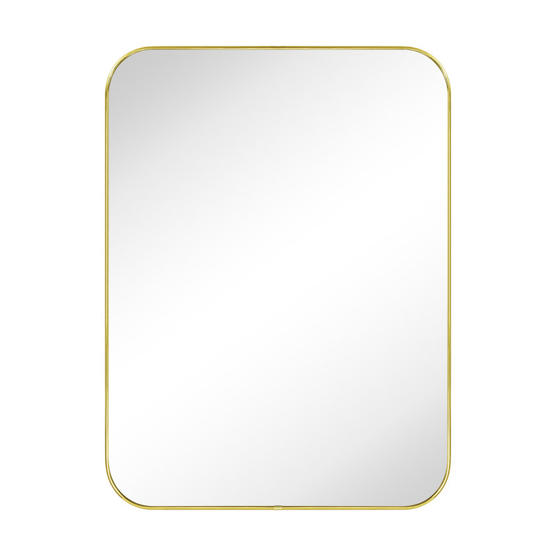 Miroir de salle de bain Lucia, Or, 40 po x 30 po
