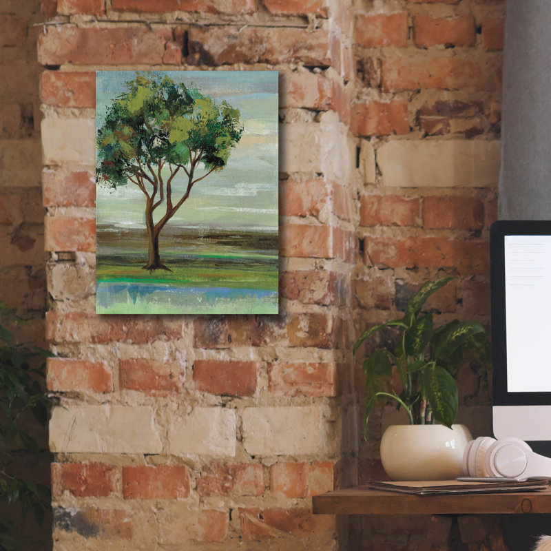  «Down The Road 1» par Silvia Vassileva, art mural sur toile, 12 po x 16 po, H 16 po x l 12 po