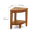 Kai Petite OptiAREA Teak Corner Stool-239349501-239349472