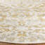 Tapis ivoire et doré damassé Adie-760193527