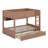 Full XL Over Full XL Bunk Bed With Storage Cabinets, LED Light And 2 Drawers-1002028476