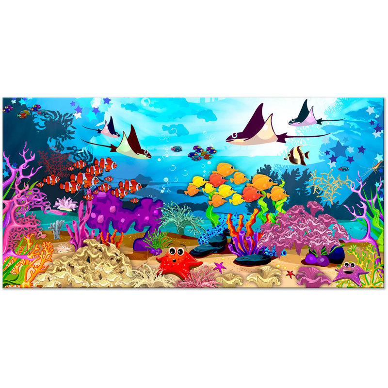 Underwater Fun - Print on Canvas, 60cm H x 120cm W