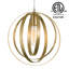 Luminaire suspendu sphère 1 lumière, noir-1435714105