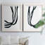 Onyx Ribbon I - 2 pièces, reproduction sur toile encadrée-103157333-103157332
