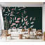 Papier peint botanique - Vigne fleurie abstraite-2040946008