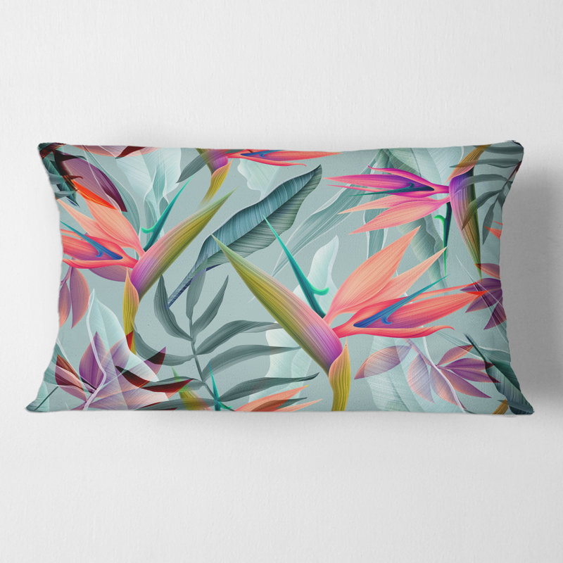 Tropical Flowers VI Rectangular Pillow Cover & Insert
