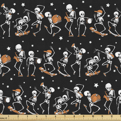 Alazar Carnival Skeleton Fabric
