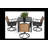 5 Piece Dining Set (Brown+Gray)